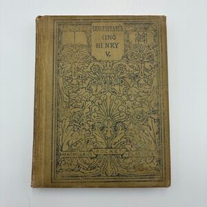 Shakespeare King Henry V 1914 Macmillan Pocket Classics Antique Hardcover Book